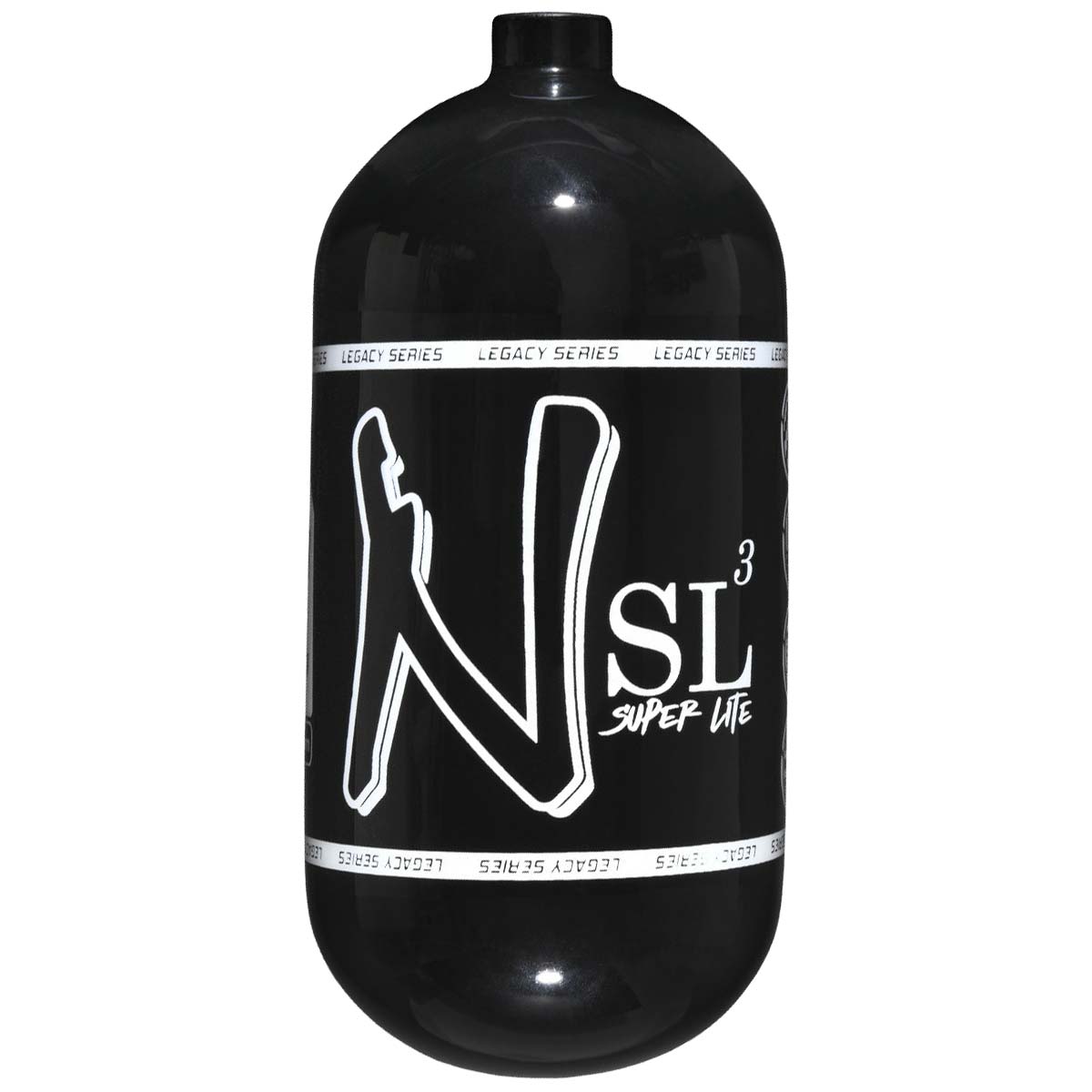 Ninja SL3 80ci Air Tank 4500psi black with white logo front view