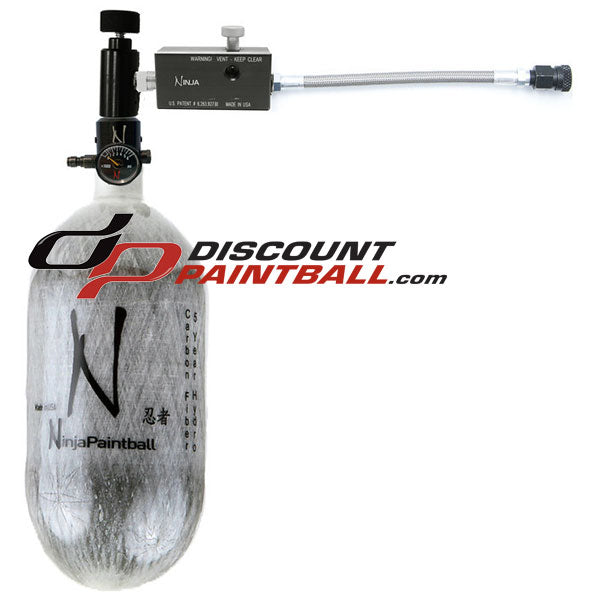 Ninja PCP Air Rifle Fill Station & 90 ci 4500 psi Carbon Fiber Tank