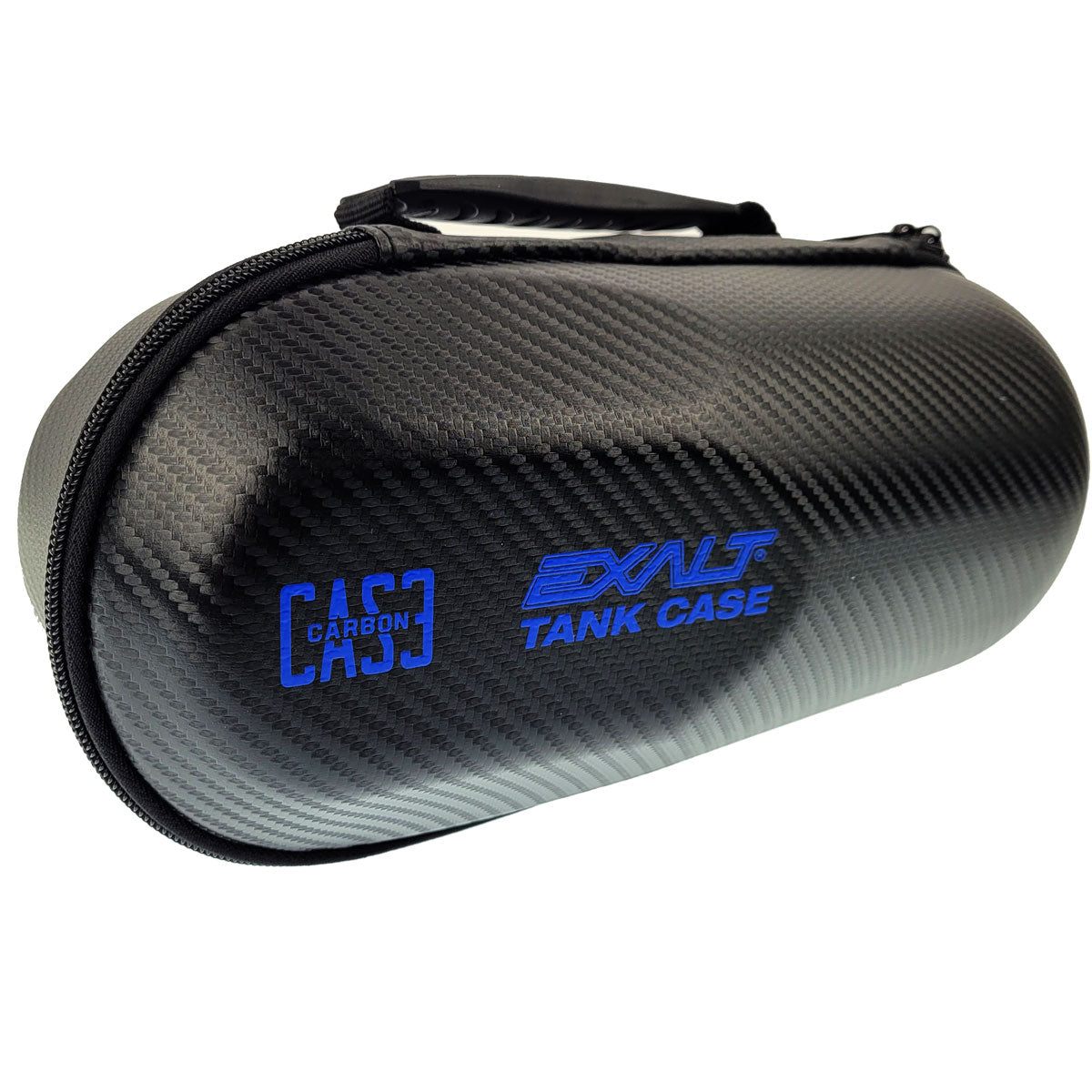 Exalt Tank Case Carbon Black Blue for paintball tank