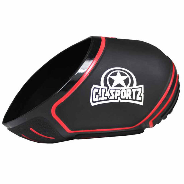 GI Sportz Paintball Tank Cover Black Red 45ci 50ci