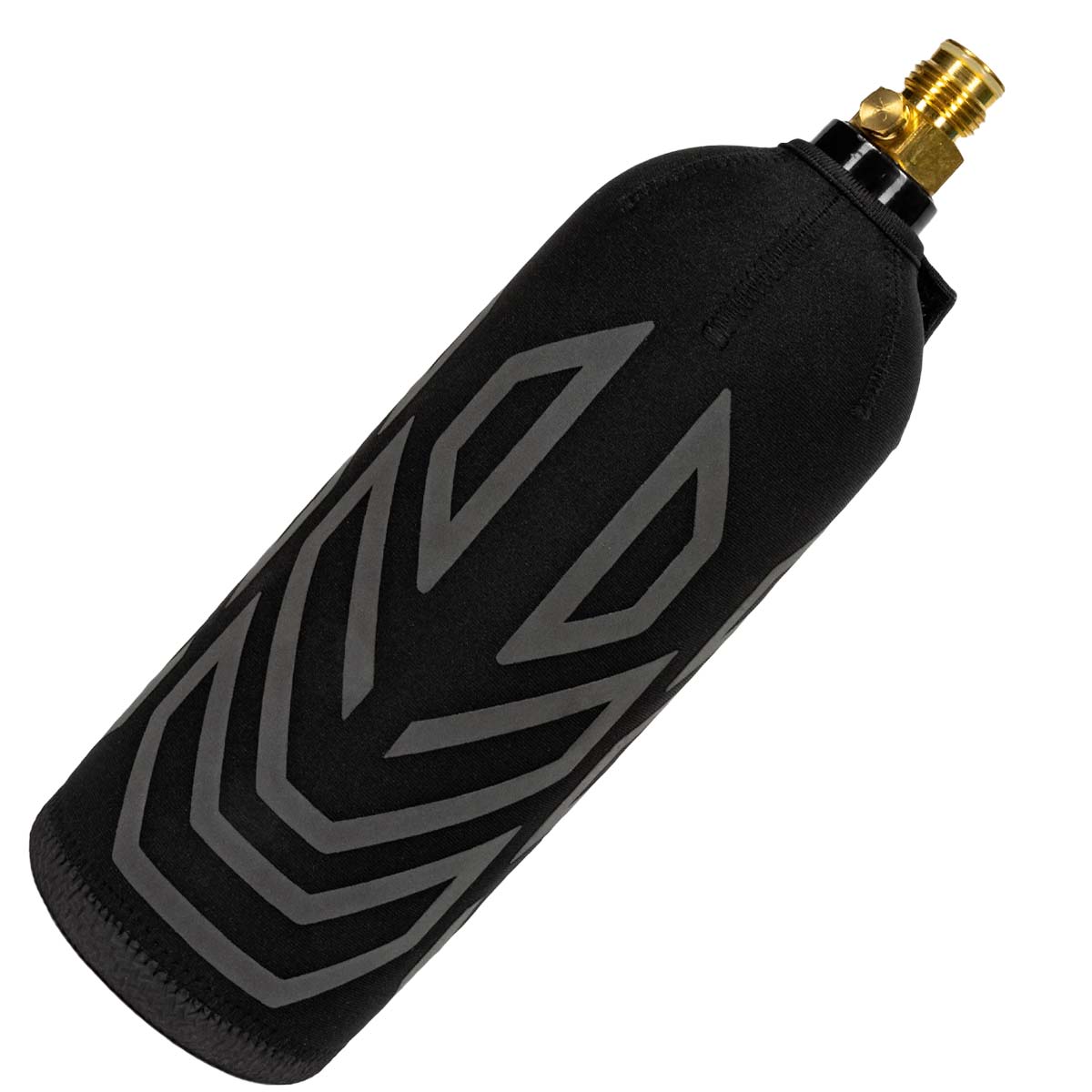 opposite zipper side HK Army HSTL 48ci 20oz Tank Cover on a CO2 tank