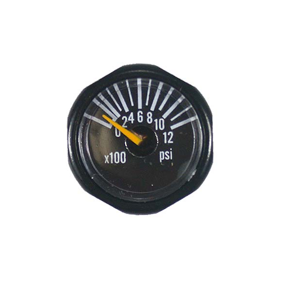 Invert Micro Gas Gauge 1200 PSI - Black