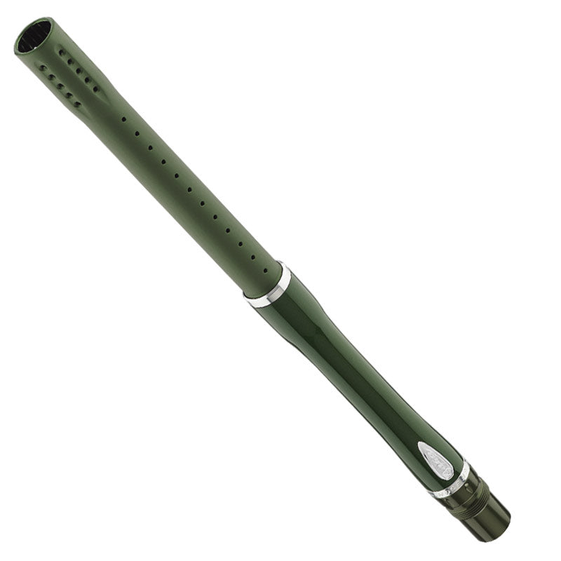 Dye Glass Fiber Boomstick Barrel Olive/Silver Autococker Thread - 15 Inch