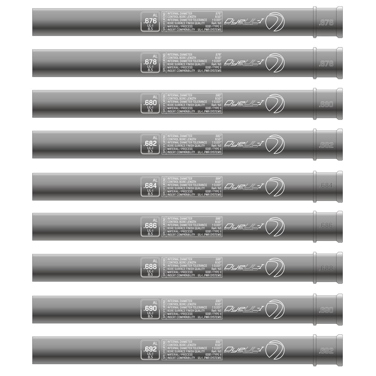 Dye UL-I PWR Barrel Insert