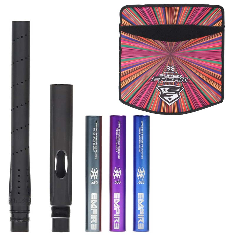 Empire Super Freak Jr Paintball Barrel Kit Dust Black - Autococker