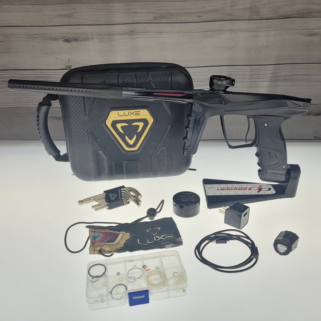 USED DLX Luxe X Virtue Ace Paintball Marker Black w Case