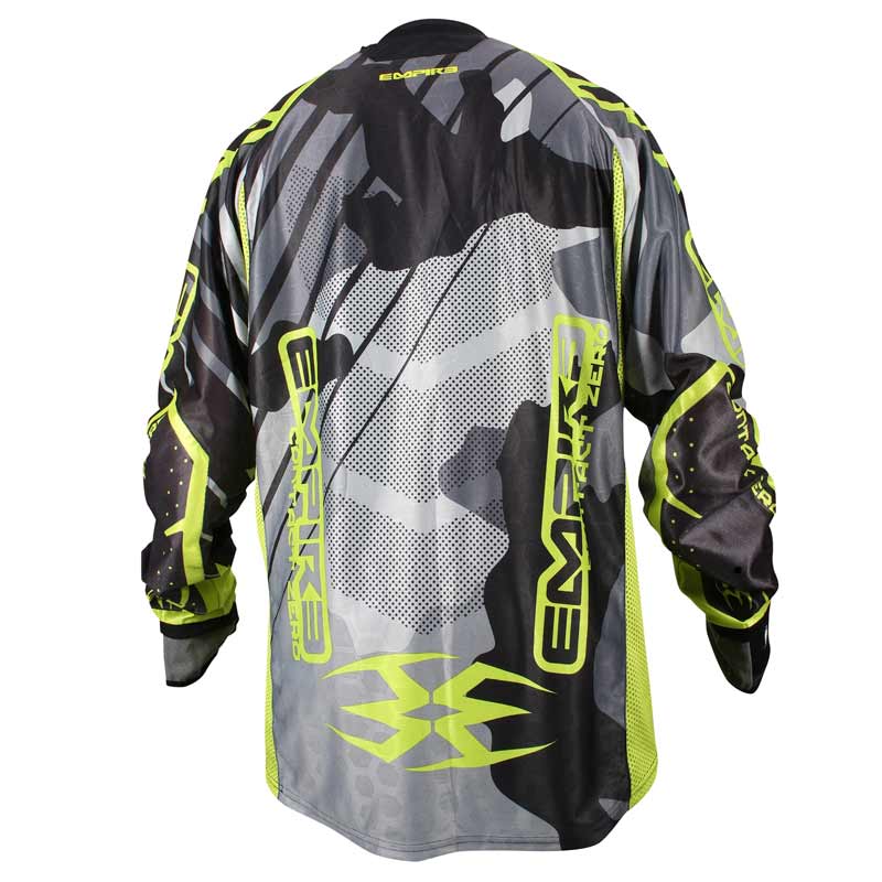 Empire 2016 Contact Zero F6 Paintball Jersey Urban/Lime