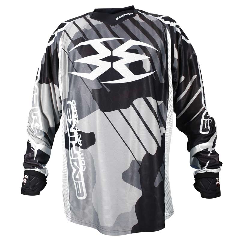 Empire 2016 Contact Zero F6 Paintball Jersey Black/White