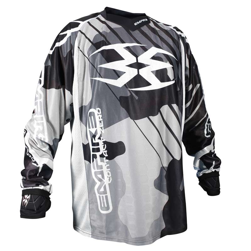 Empire 2016 Contact Zero F6 Paintball Jersey Black/White