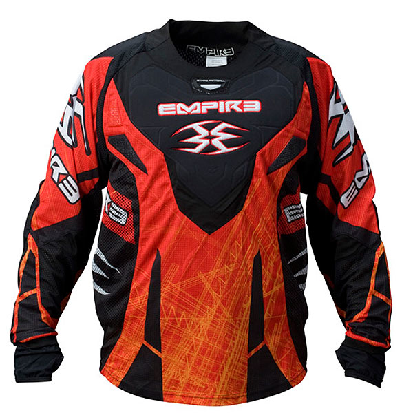 Empire 2011 LTD ZE Paintball Jersey Red Scratch