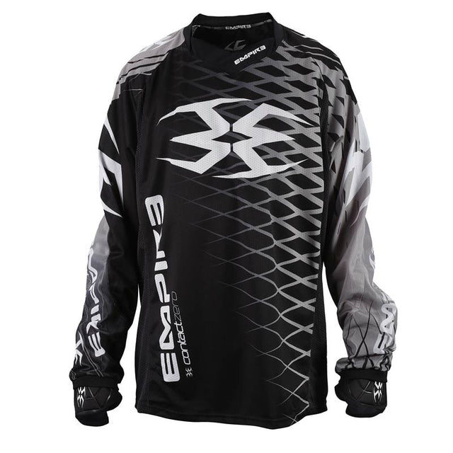 Empire 2015 Contact Zero F5 Paintball Jersey - Black Grey