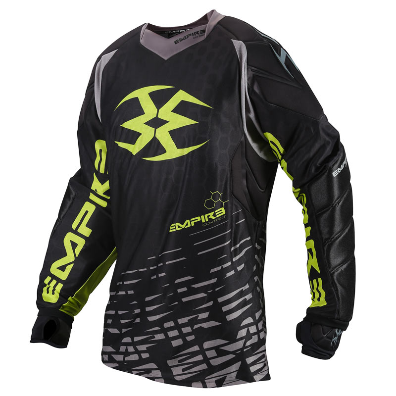 Empire 2015 Contact F5 Paintball Jersey Black/Lime