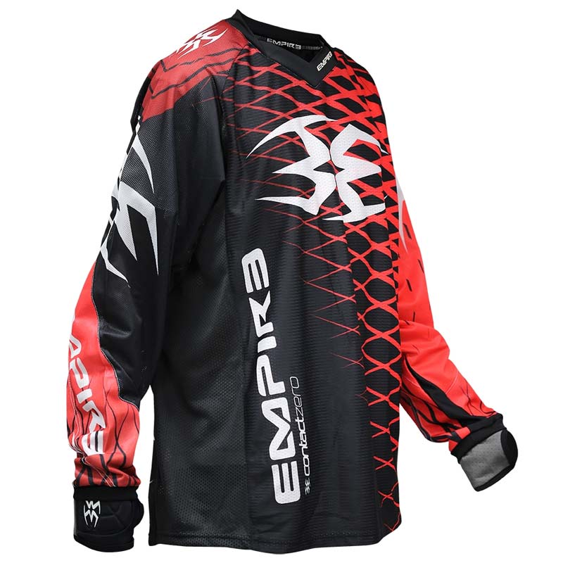 Empire 2015 Contact Zero F5 Paintball Jersey Black/Red