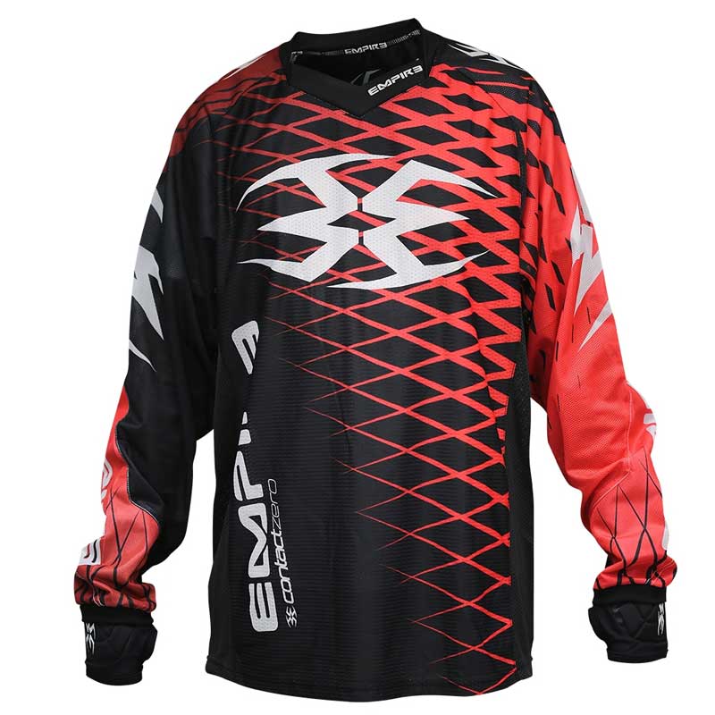 Empire 2015 Contact Zero F5 Paintball Jersey Black/Red