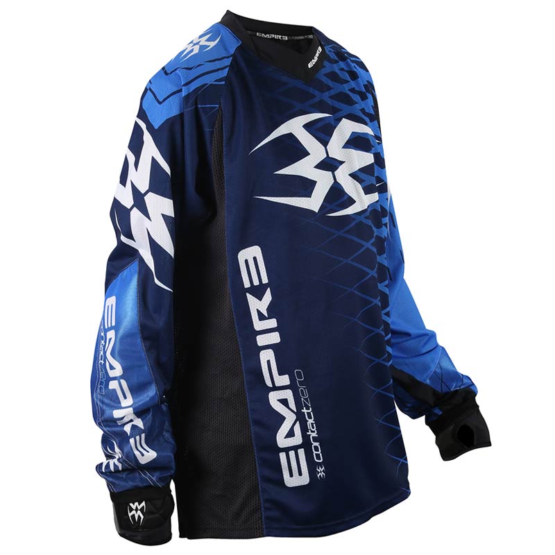 Empire 2015 Contact Zero F5 Paintball Jersey Blue