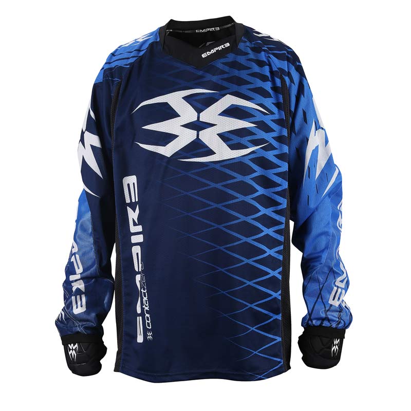 Empire 2015 Contact Zero F5 Paintball Jersey Blue
