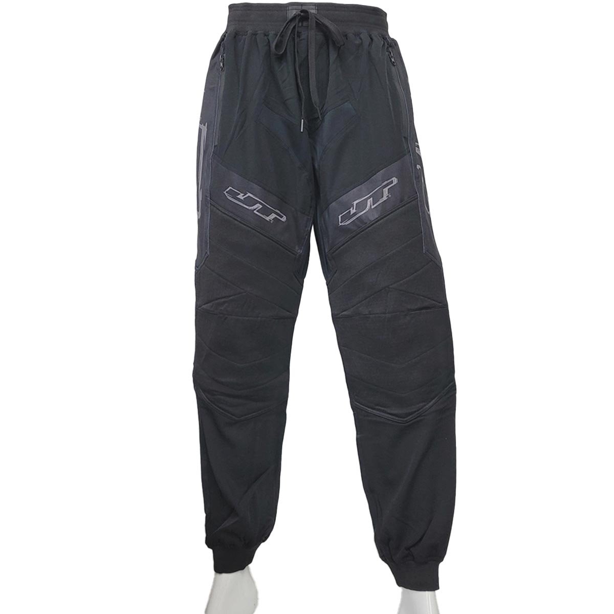 JT Paintball CMDR Pro Jogger Pants Black front view