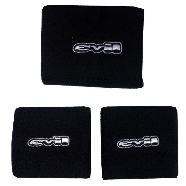 Evil Sweatband 3 Piece Set - Black