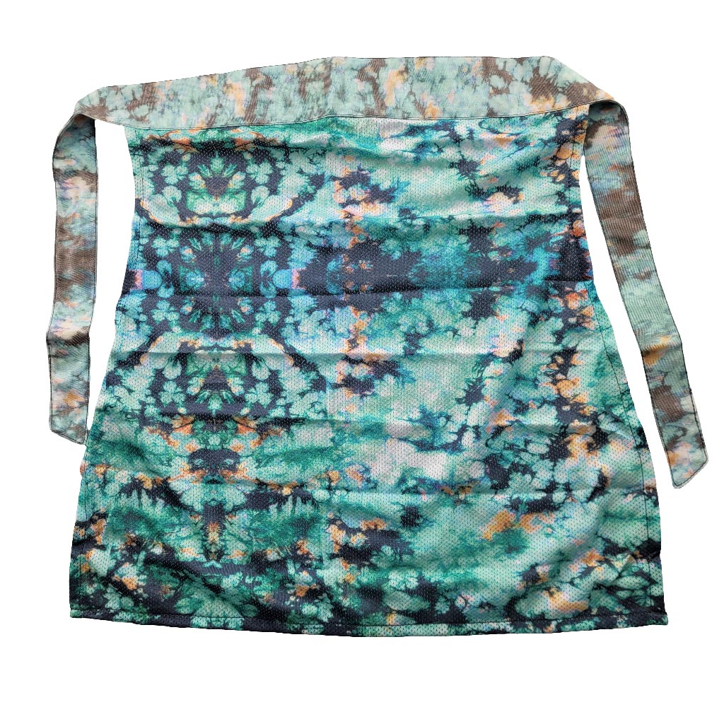 Headwrap Tie Dye Chameleon
