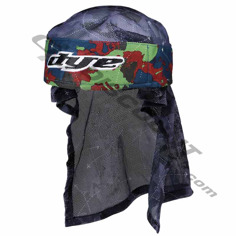 Dye Head Wrap Global Blue Red Light Green