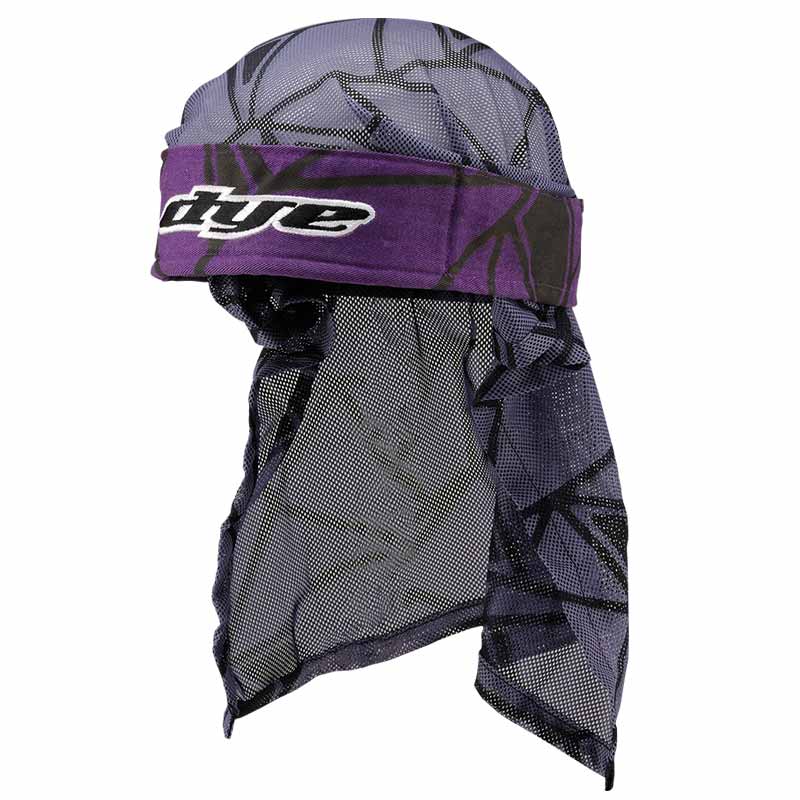 Dye Head Wrap Infused Purple Black Grey