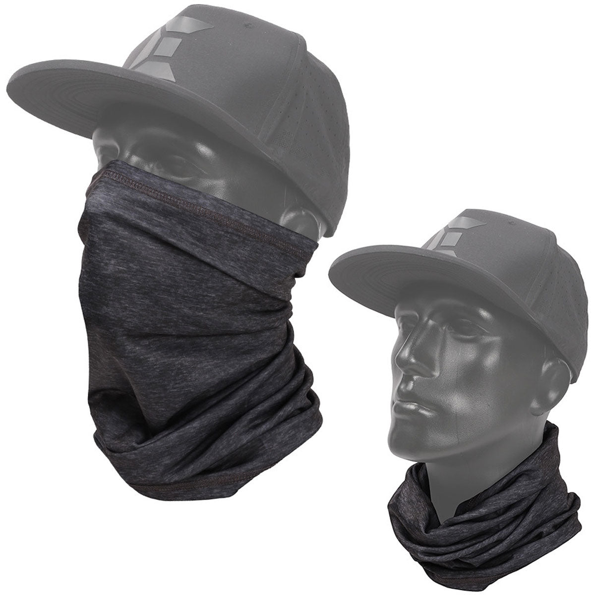 Exalt Neck Gaiter Heathered Charcoal
