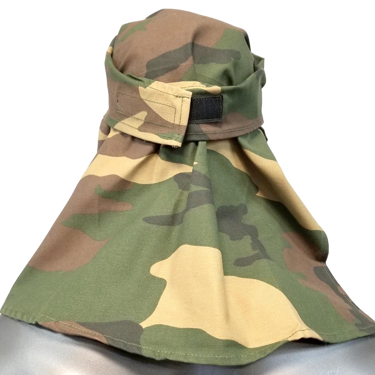 Headwrap with Camo Fabric back view