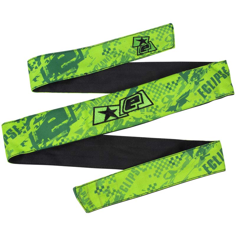 Planet Eclipse Fracture Headband Lime