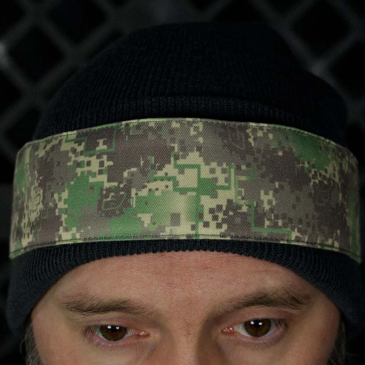 front of Eclipse DM Headband HDE tied on a wearer