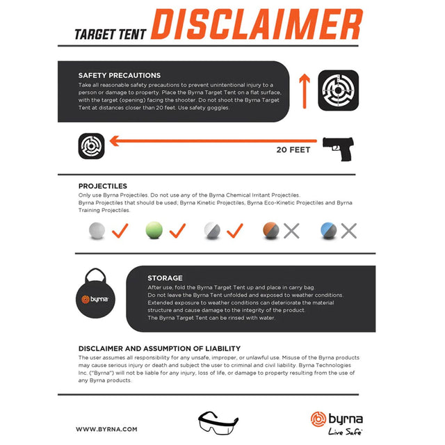 Byrna Small Target Trap Tent