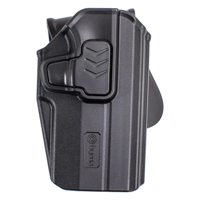 Byrna SD LE Universal Holster Level 2 w Paddle right hand draw on a white background