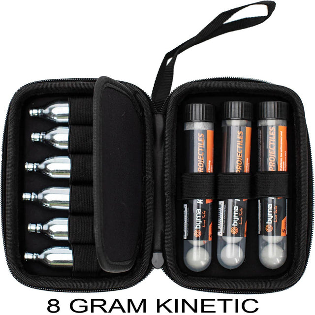 Byrna 8 Gram Carry Case With .68 Caliber Kinetic Rounds