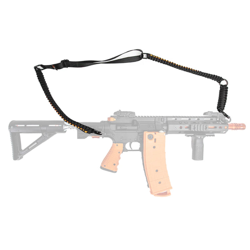 Byrna Rifle Sling with Mount shown installed at 2 points