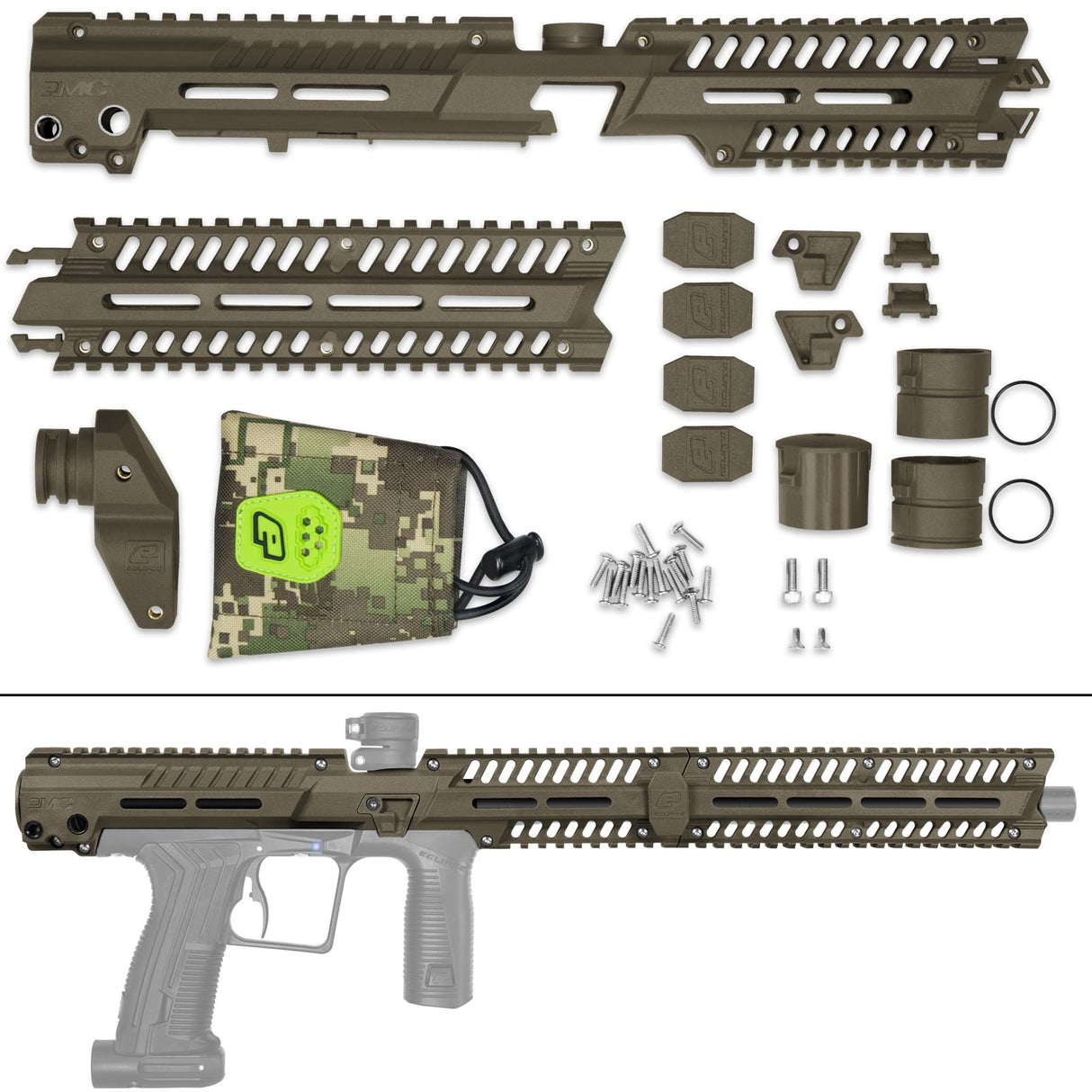 Planet Eclipse EMC Etha2 / EMEK Rail Mounting Kit Earth