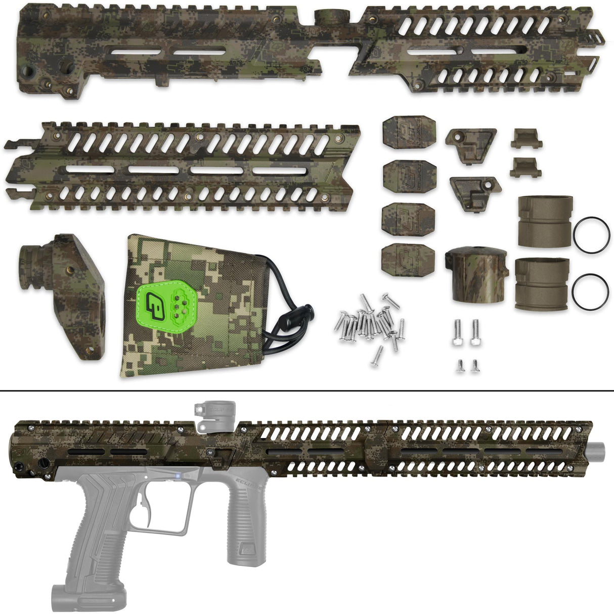 Planet Eclipse EMC Etha2 / EMEK Rail Mounting Kit HDE Earth