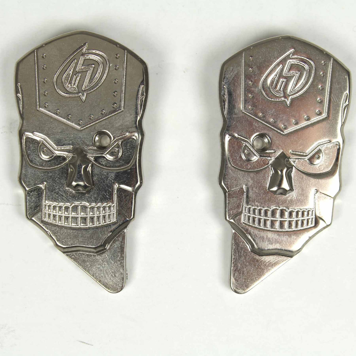 Hybrid Intimidator Eye Cover Skull - Chrome