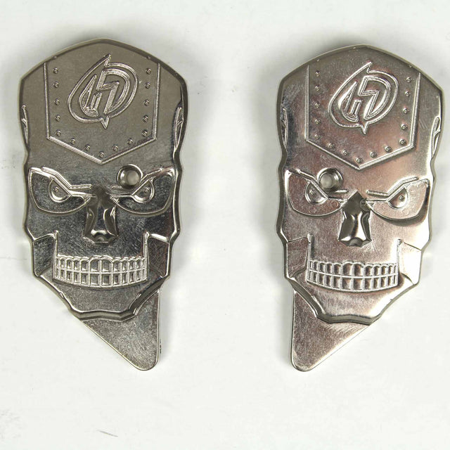 Hybrid Intimidator Eye Cover Skull - Chrome