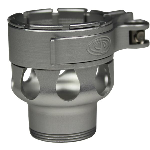 Custom Products Mini/Ion/Shocker SFT/Azodin Feed Neck Silver Dust