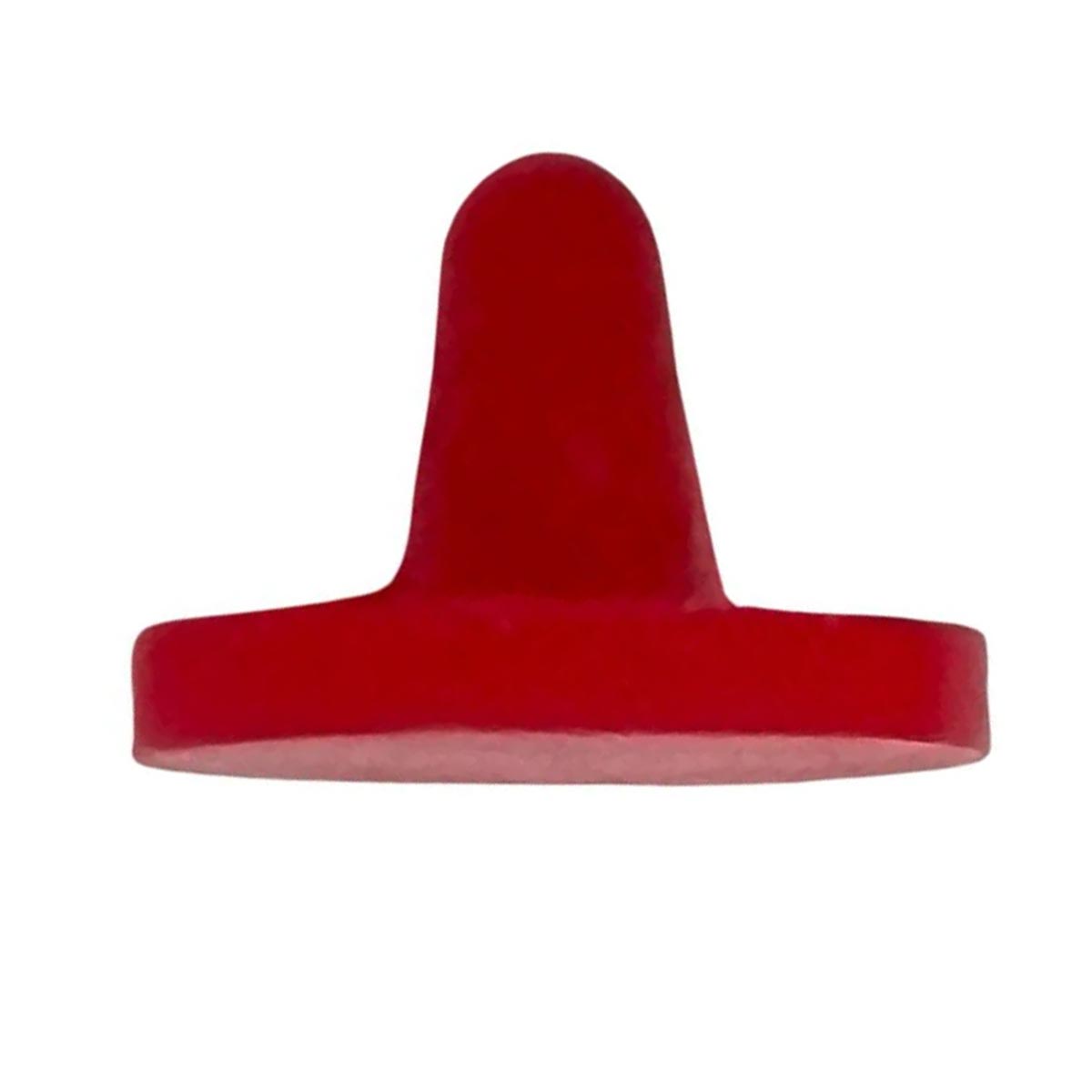 Red flexible ball detent for paintball marker.
