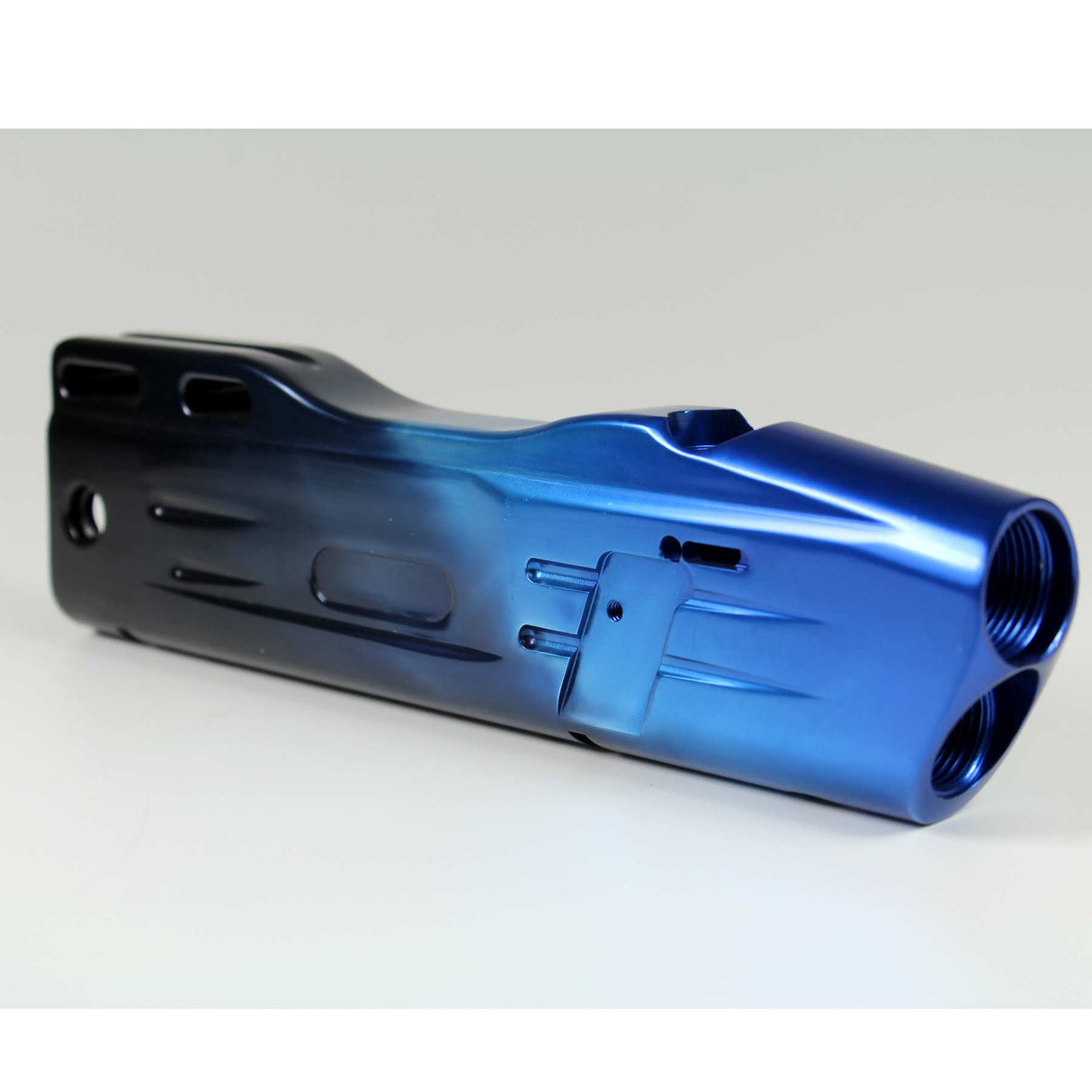PMI Piranha Body Evo (DZD) - Blue/Black Fade Polished *No Feedneck*