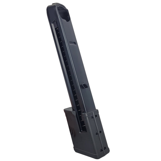 P2P Secure 68P IMPAX P68 Magazine 9 Rounds angle view of spring mechanism
