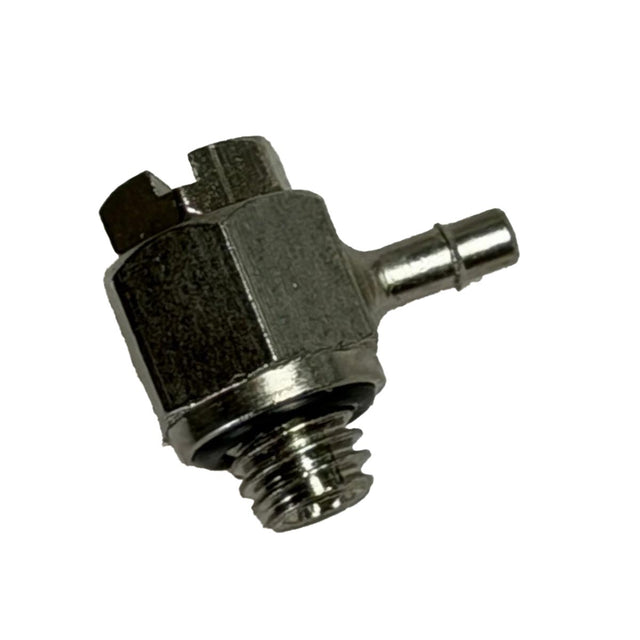 Tippmann Cyclone Feed Banjo Fitting 1/16 Part 20-07 metallic nut with screw threads on a white background