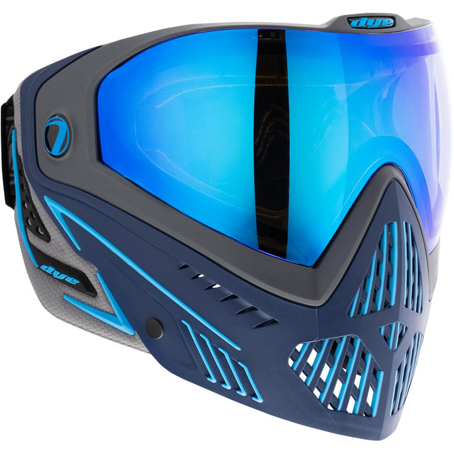 Blue Dye I5 Paintball Mask Raise Up with Blue Lens