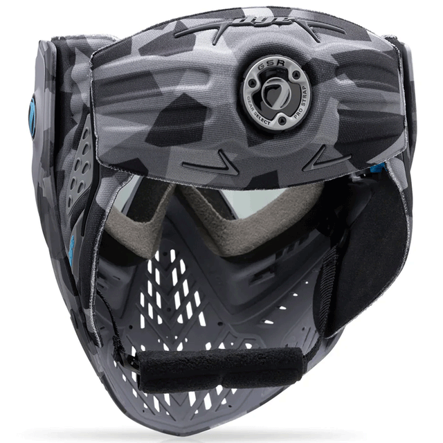 back view Dye I5 Paintball Goggle CB Urban Camo