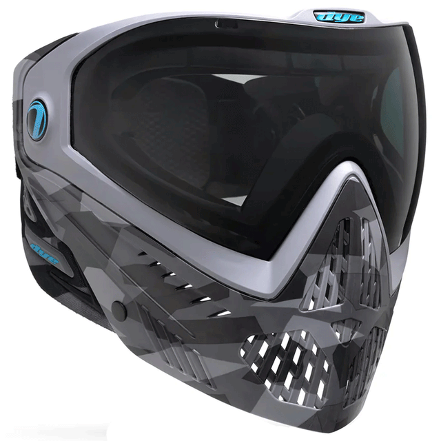 Grey and Black Dye I5 Paintball Mask CB Urban Camo