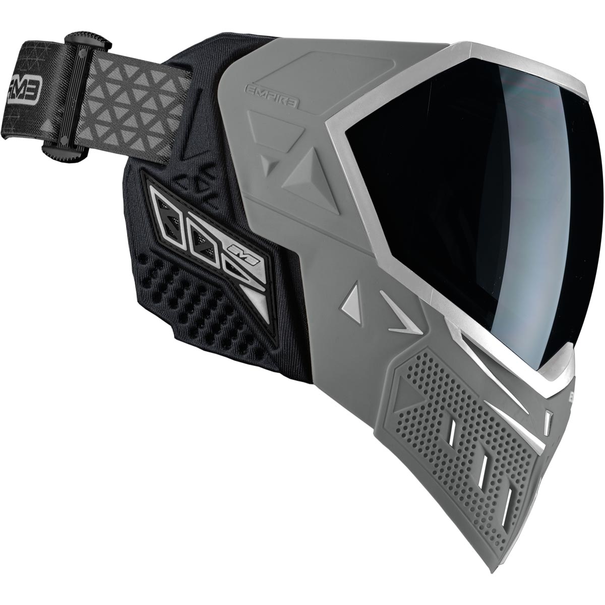Empire EVS Paintball Mask White Grey with Extra Lens