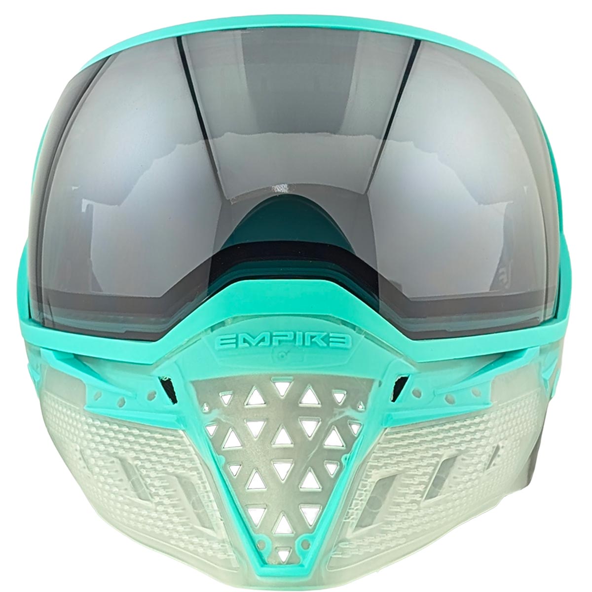 Empire EVS Goggle Clear Teal Silver Mirror Fade Lens for paintball