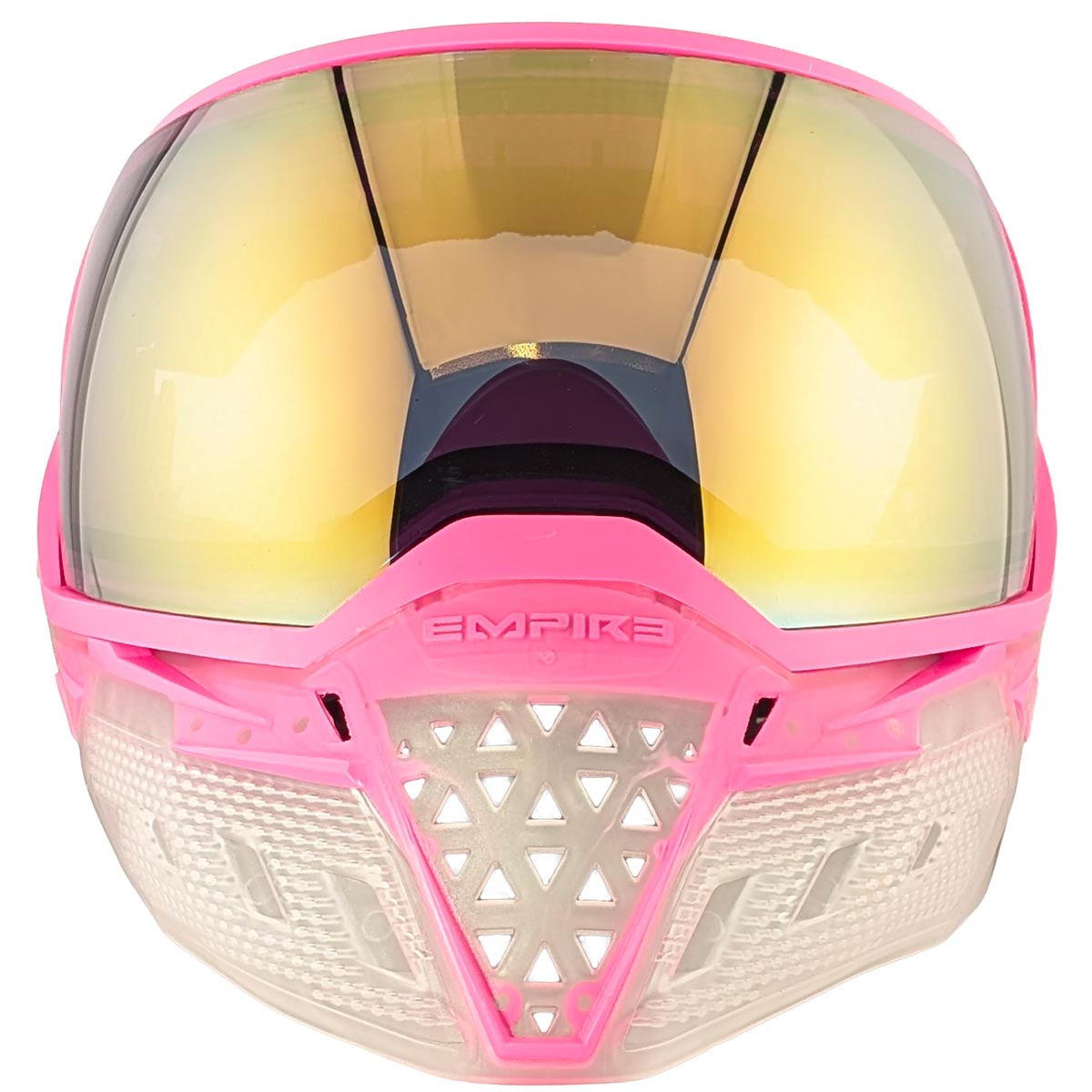Empire EVS Goggle Clear Pink Gold Mirror Lens for paintball