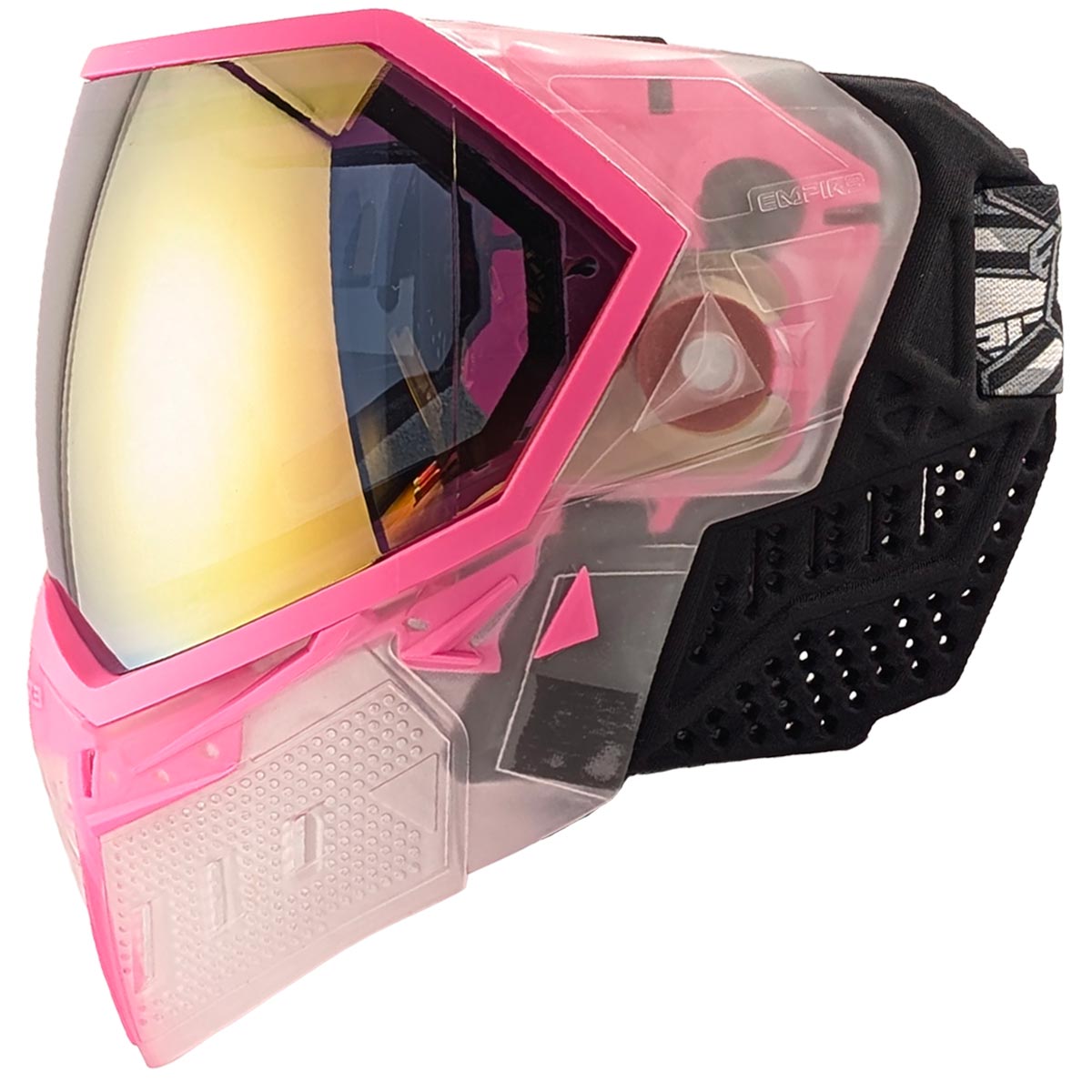 Empire EVS Goggle Clear Pink Gold Mirror Lens for paintball