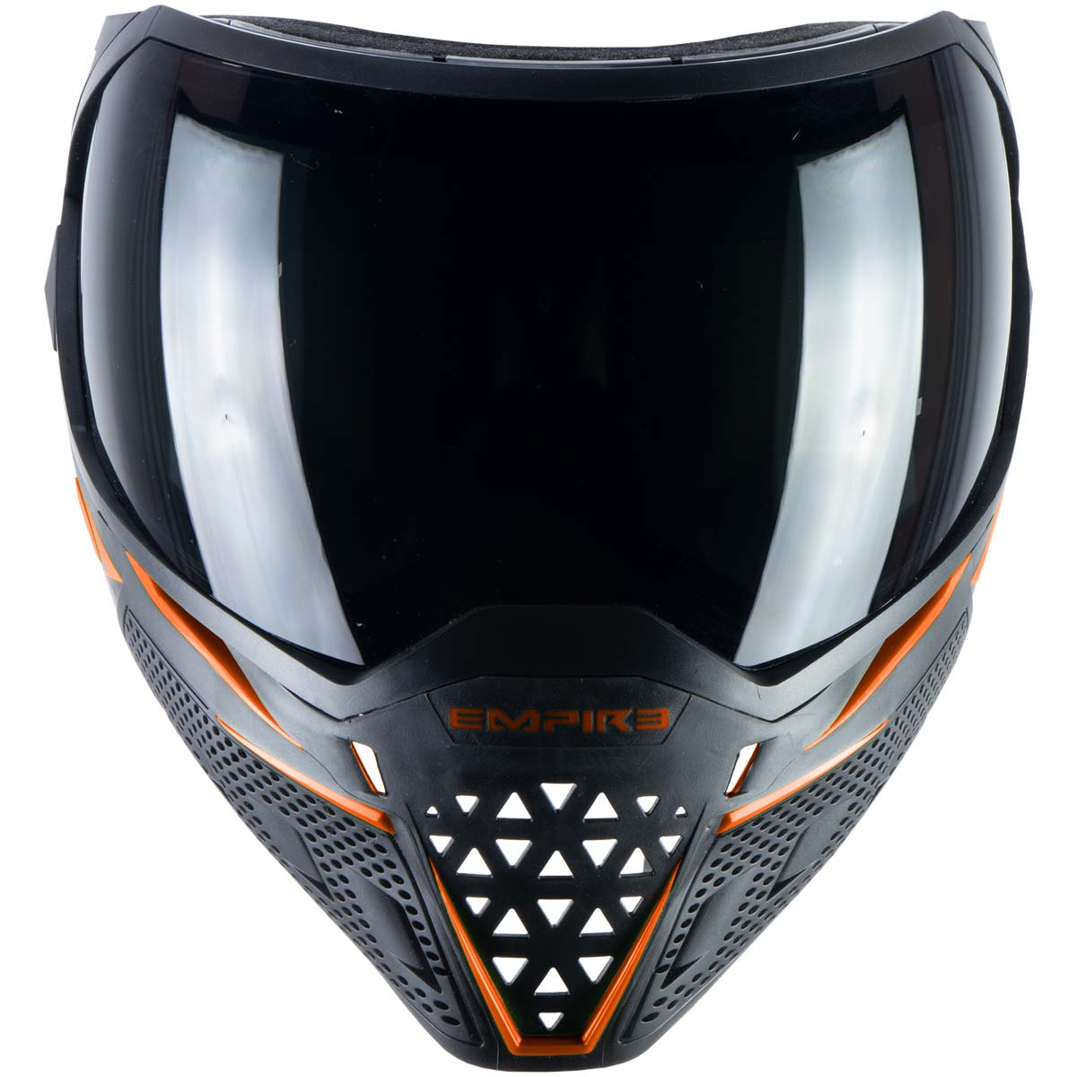 Empire EVS Paintball Mask Black Orange with Extra Lens